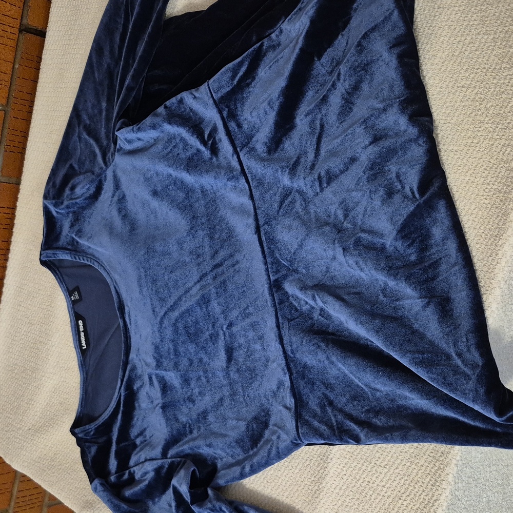 "Deep Sea" Velvet Aline Dress